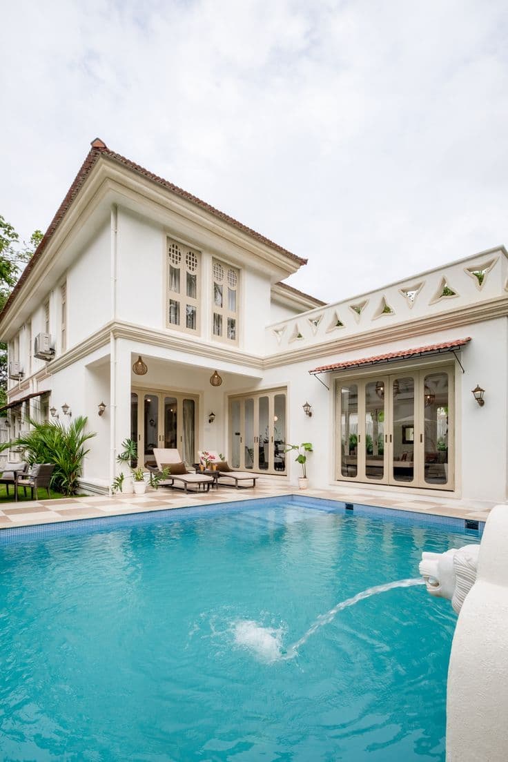 Portuguese Style 3-BHK Beach Villa